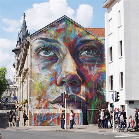 PerrineHonoré可爱又色彩丰富的街头艺术壁画 - 设计之家
