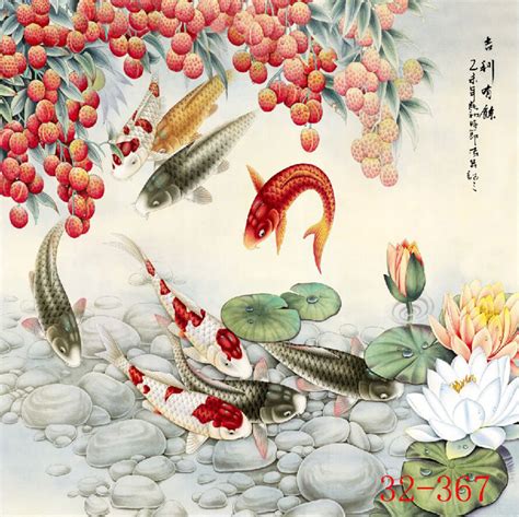 九鱼图的寓意图片