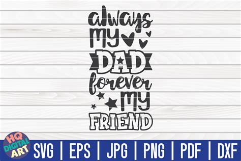 Always My Father Forever My Friend Graphic by Design Store · Creative ...