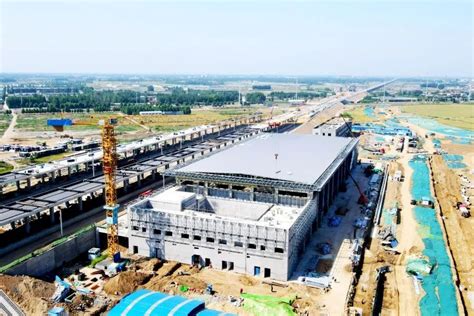 山东：郑济高铁聊城段完成首次连续梁浇筑施工-人民图片网