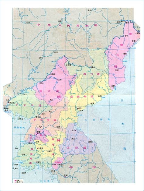 朝鲜地图中文版_朝鲜地图库_地图窝