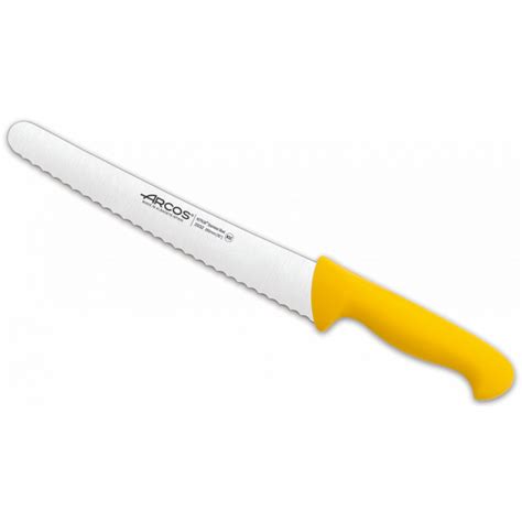 Cuchillo pastelero amarillo 250 mm Serie 2900 (6 unidades) ARCOS ...