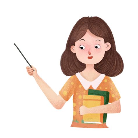 女教师卡通图片
