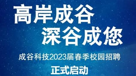 【校招VIP】成谷科技2023届春季校招- 校招VIP