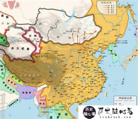 明朝世界地图图片