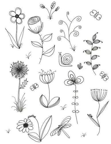 50种植物简笔画技法 50种植物简笔画技法图片 | 抖兔教育