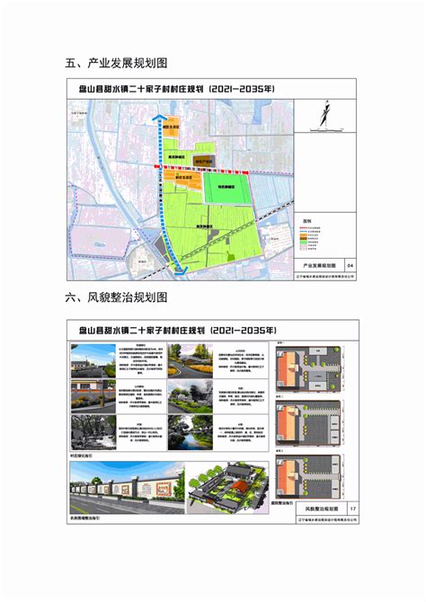 关于《盘山县甜水镇二十家子村村庄规划（2021-2035）》的公示_通知公告_盘山县人民政府