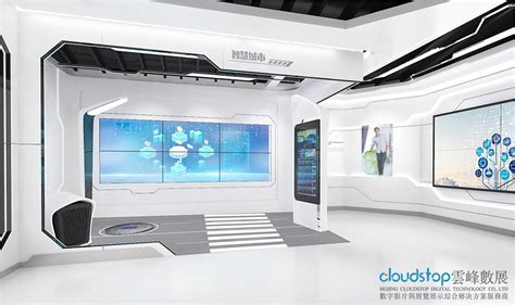 某公司展厅-杭州创维智慧液晶拼接屏-室内LED显示屏-条形屏厂家-浩显技术开发