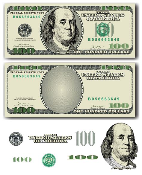 100美元纸币图