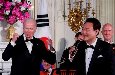 尹锡悦白宫献唱，拜登有些惊讶：我都不知道你会唱歌_北晚在线