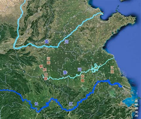 淮河流域图图片