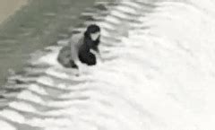 惊险！两名女孩在水坝上拍照不慎被激流冲走 瞬间消失在水中_凤凰网视频_凤凰网