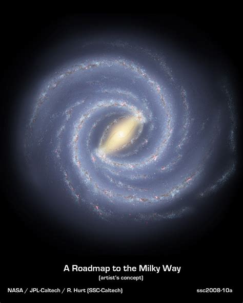 壮观美丽银河星系高清图片下载-找素材