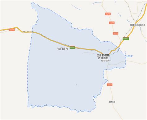 库尔勒市城区地图 - 中国地图全图 - 地理教师网