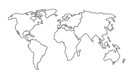 世界地图简笔画怎么画_360新知