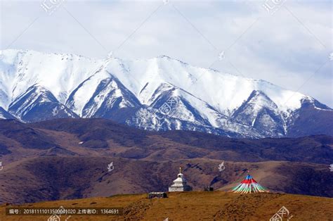 青海祁连山脉公路高清图片下载-正版图片502360963-摄图网