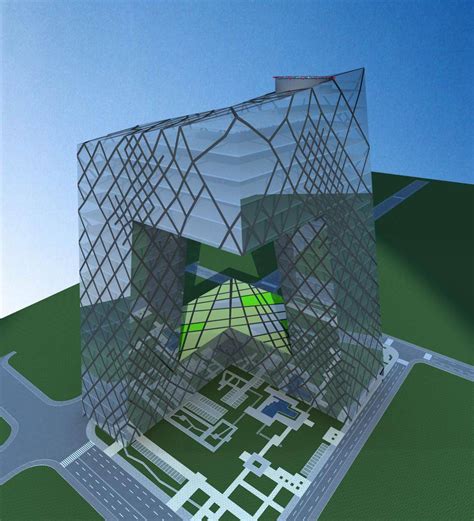 CCTV大楼设计图__其他模型_3D设计_设计图库_昵图网nipic.com