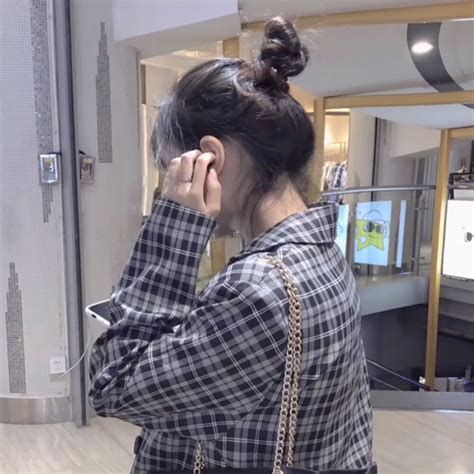 头像非主流丸子头