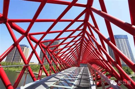 好美！中国首座钢结构螺旋景观桥在松江竣工_民生热线_新民网