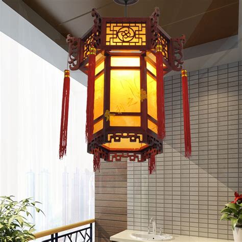 新中式古典客厅灯饰别墅复式楼中楼仿古餐厅灯具复古风大吊灯-阿里巴巴