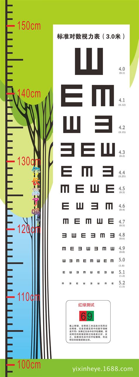 儿童视力表测视力准吗,儿童测视力表,视力表测视力_大山谷图库