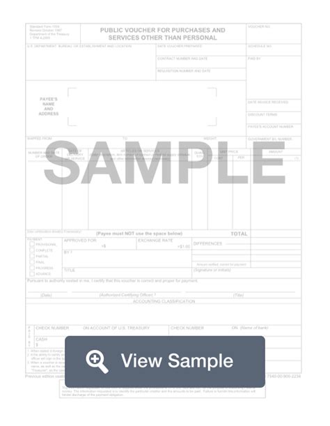 Standard Form 1034 | Create and Download | PDF | FormSwift