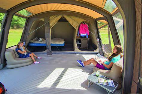 Giant Family Tent with Bedroom Compartments and A Common Place