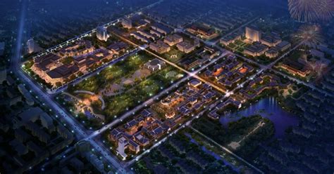 山东陵县城市中心区详细规划设计