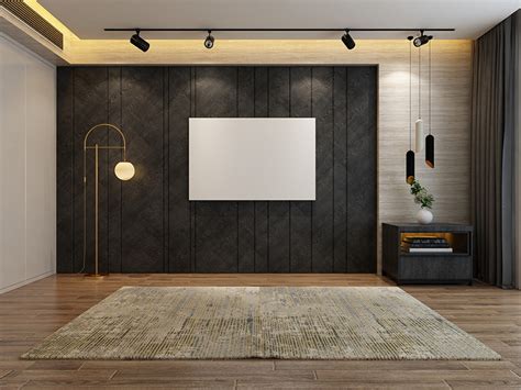 竹木纤维集成墙板电视背景墙北欧现代简约客厅影视墙仿大理石护板-阿里巴巴