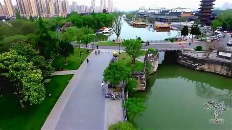 高清航拍，有“中国运河之都”之美誉的江苏淮安