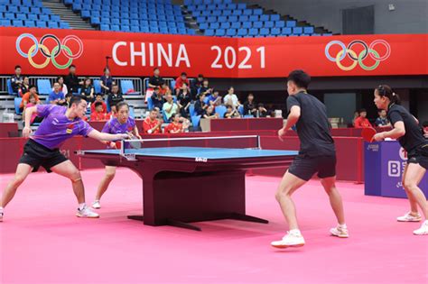 中国乒乓球队备战奥运会热身赛南海新区开赛-威海新闻网,威海日报,威海晚报,威海短视频