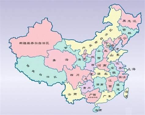 中国旅游城市地图