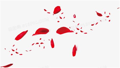 随风飘扬的红色玫瑰花花瓣图片免费下载_PNG素材_编号18mip4dy5_图精灵