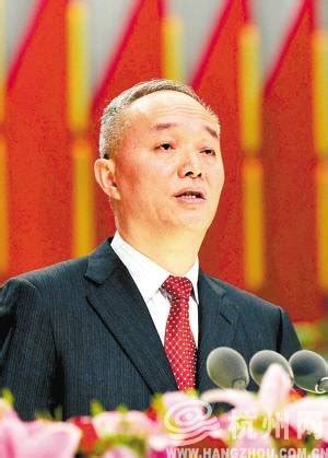 蔡奇任浙江省委常委、组织部长兼杭州市长--时政--人民网