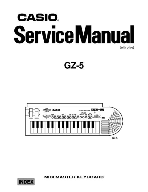 CASIO GZ 5 Service Manual download, schematics, eeprom, repair info for ...