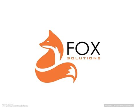 创意狐狸图标或徽标集矢量图标可编辑形态各异LOGO设计