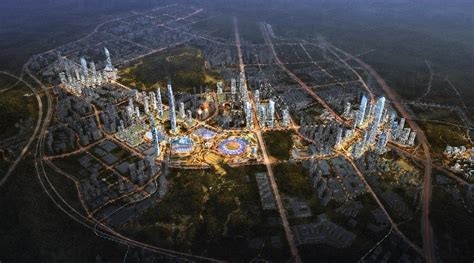 深圳龙岗大运新城“未来之城”概念图出炉，打造“一主两副、三心两轴”框架_姜凯_问房