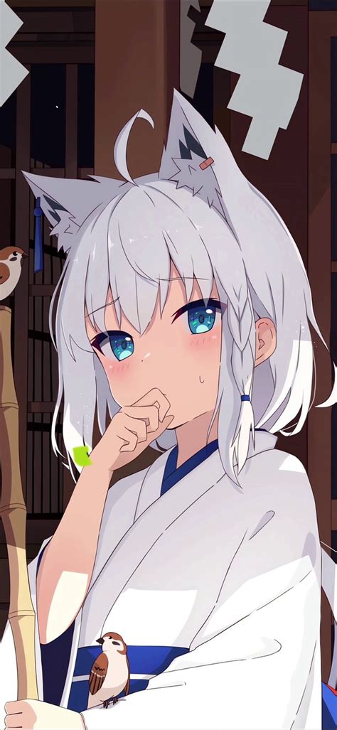白发蓝瞳图片