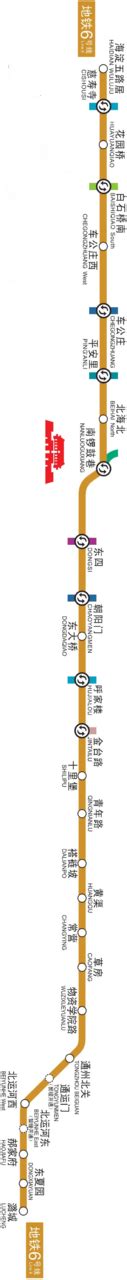 广州地铁6号线线路图- 本地宝