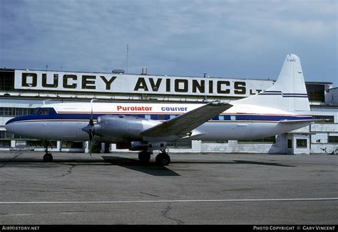 Aircraft Photo of C-GKFW | Convair 580 | Purolator Courier | AirHistory ...