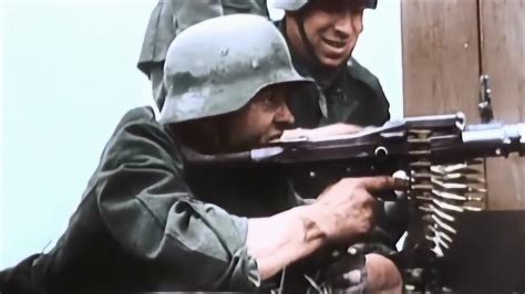 二战纳粹德军士兵真实作战的彩色影像_腾讯视频