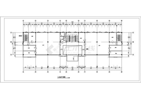 中小型工厂办公楼设计CAD参考图附带效果图_办公建筑_土木在线
