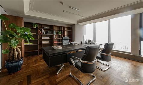 老板办公室装修布置效果图-办公空间-上海办公室装修可鼎设计有限公司