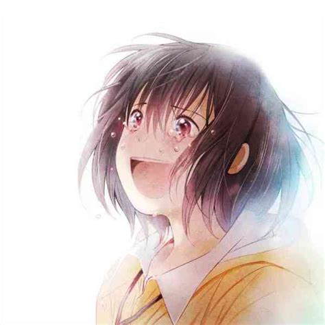 哭了动漫头像甜美女生
