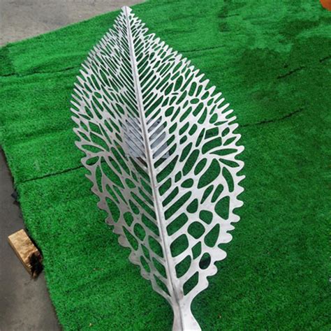仿真抽象树叶不锈钢雕塑摆件制作流程|纯艺术|雕塑|隆淘金芙蓉 - 原创作品 - 站酷 (ZCOOL)