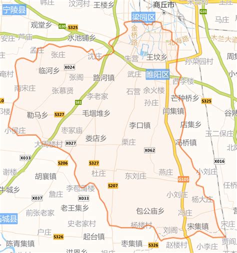 商丘地区地图全图图片