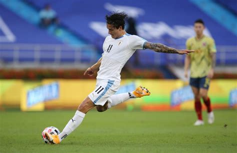 世界杯南美区预选赛：乌拉圭胜哥伦比亚-新华网体育