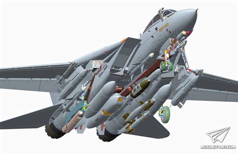 【AMK】1/48 F-14D雄猫战斗机挂载设计图放出_静态模型爱好者--致力于打造最全的模型评测网站