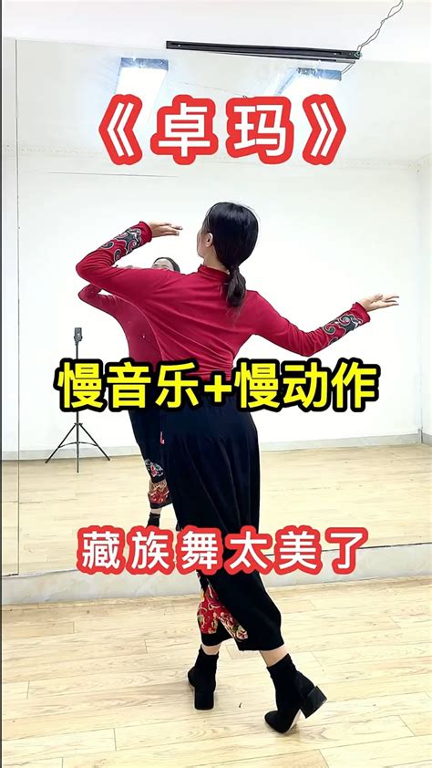 广场舞《卓玛》藏族舞太美了"藏族舞"广场舞背面教程"广场舞教学_腾讯视频