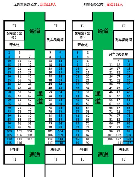 列车座位图图片